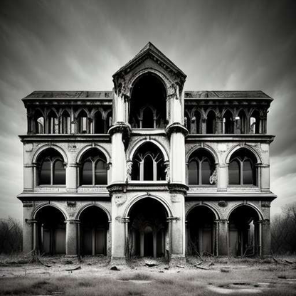 Midjourney Prompts: Urban Decay Desolate Buildings for Digital Art Projects - Socialdraft