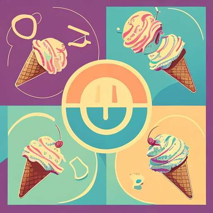 Vintage Ice Cream Logo Midjourney Prompts for Custom Designs - Socialdraft