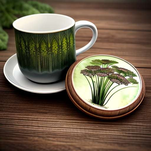 Pitcher Plant Coasters: Create Your Own Botanical Art with Midjourney - Socialdraft