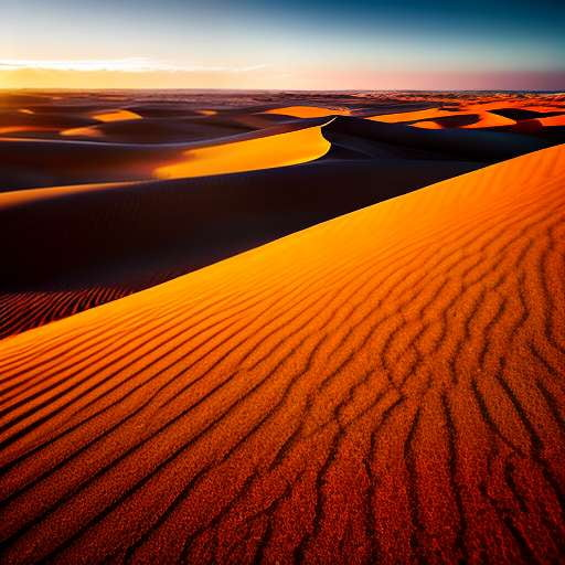 "Desert Dreams" Midjourney Prompt - Create Your Own Unique Interpretation of a Serene Desert Landscape - Socialdraft