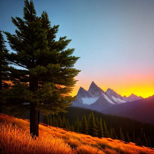 "Mountain Sunrise" Midjourney Prompt - Generate Unique Mountain Landscape Images - Socialdraft