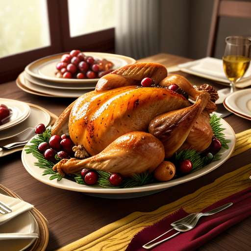 Thanksgiving Turkey Dinner Midjourney Prompts: Create Your Own Festive Feast - Socialdraft
