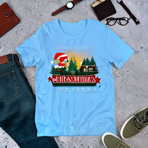 Christmas Cartoon T-Shirt Design Midjourney Prompt for Customization - Socialdraft