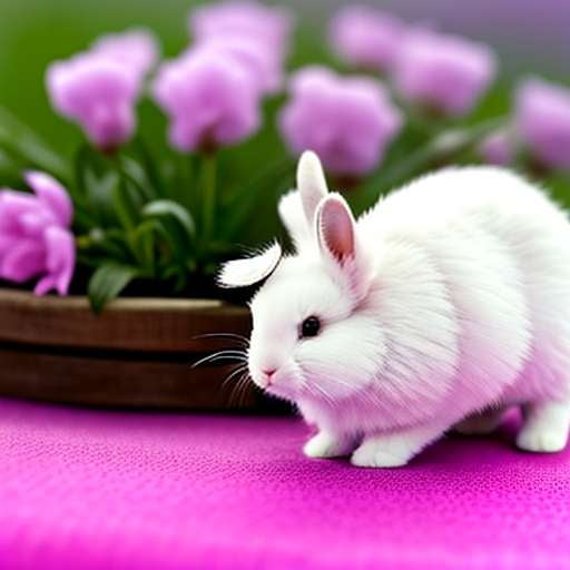 Cuddly Bunny Midjourney Prompt - Customizable Bunny Art Inspiration - Socialdraft
