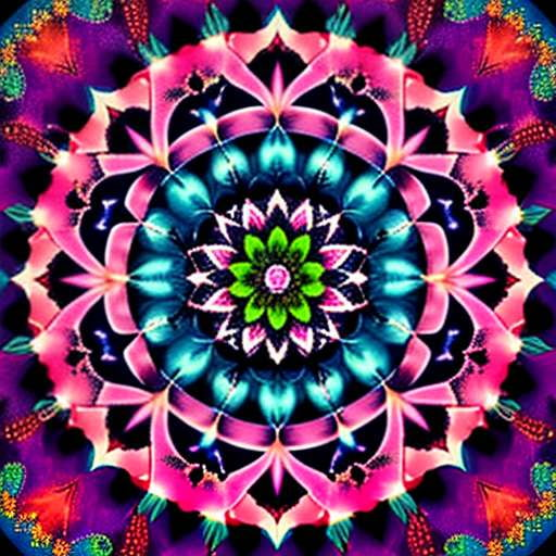 Mandala Rose in Midjourney: Unique Customizable Prompt for Image Generation - Socialdraft