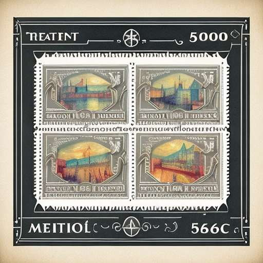 Vintage Postal Stamps Midjourney Prompts: Create Your Own Antique Stamp Collection - Socialdraft