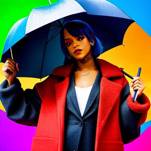 "Recreate Rihanna's Iconic Umbrella with Midjourney Prompt" - Socialdraft