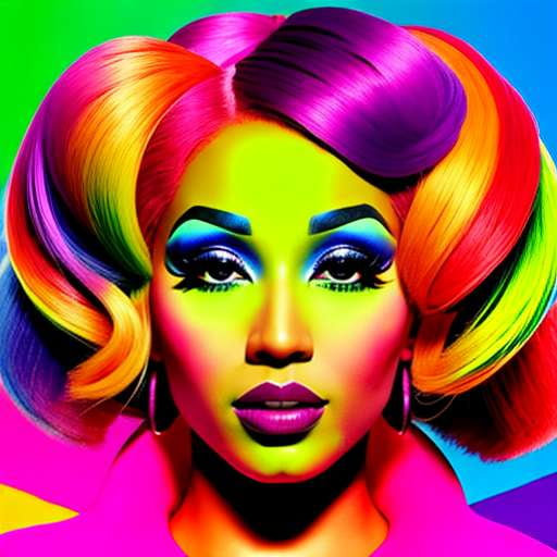 "Pop Art Nicki Minaj Midjourney Prompt" - Socialdraft