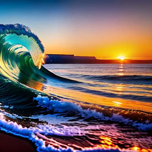 Surfing Midjourney: Create Custom Ocean Scenes with AI Prompt - Socialdraft