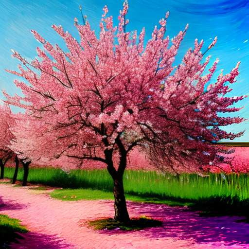 Blossom Trail Midjourney Art: Customizable Floral Imagery for Your Creative Projects - Socialdraft
