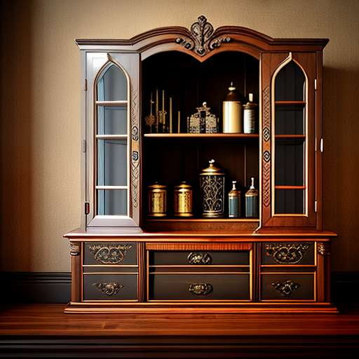 Antique Medicine Cabinet Midjourney Prompts for vintage-inspired designs - Socialdraft