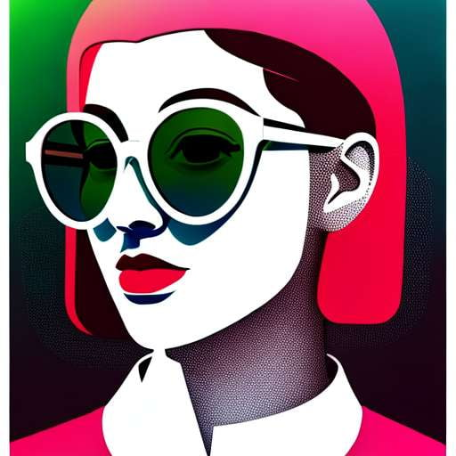 Transparent Sunglasses Midjourney Creation Template - Socialdraft