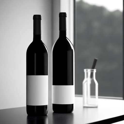 "Custom Wine Bottle Designs for Product Photography" - Socialdraft