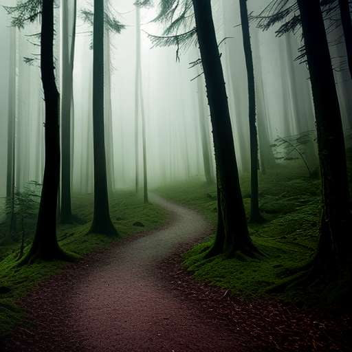 Mystical Dim Forest Midjourney Prompt for Image Generation - Socialdraft