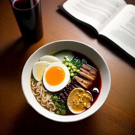 Ramen and Wine Text-to-Image Prompt - Customize Your Midjourney Creation! - Socialdraft