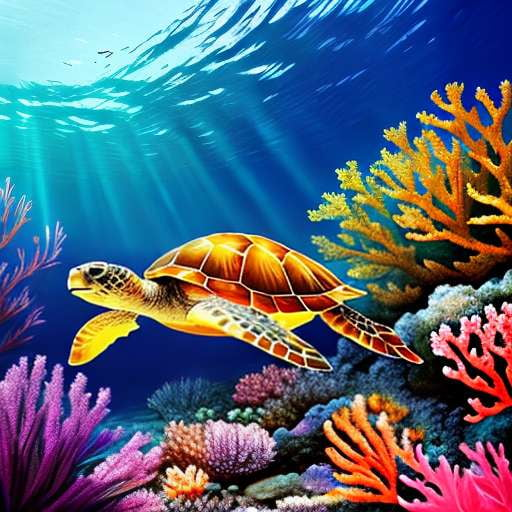 "Underwater Wonders Midjourney Prompt - Create Custom Marine Fauna Art" - Socialdraft