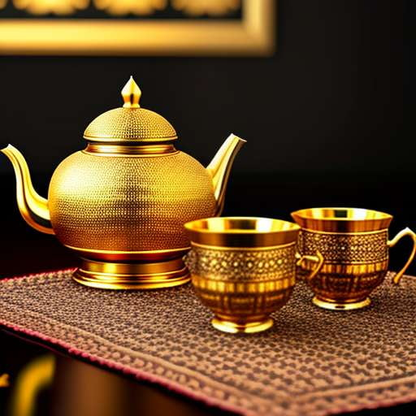 Arabic Tea Set Midjourney Generator - Socialdraft
