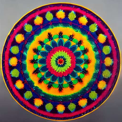 Mandala Embroidered Tapestry Creation Prompt for Midjourney Art Generation - Socialdraft