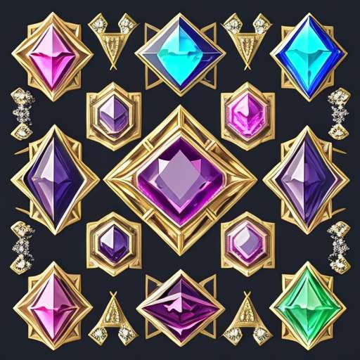 Pixel Gemstones - High Quality Mobile Game Assets for Your Next Project - Socialdraft