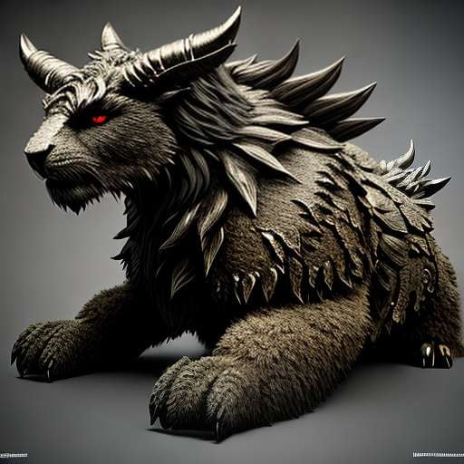 Dark Mythic Beast Midjourney Prompt: Create Your Own Unique Fantasy Creature! - Socialdraft