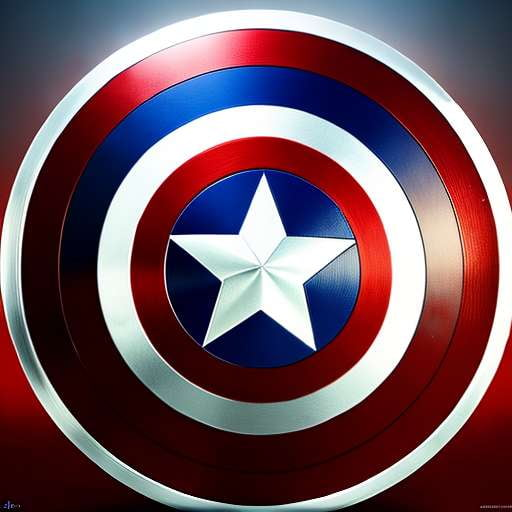 Captain America Shield Midjourney Prompt - Create your own superhero portrait - Socialdraft