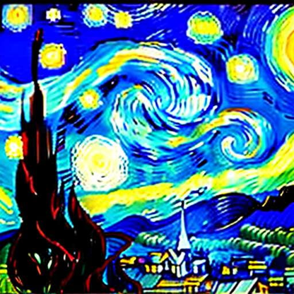 "Starry Night Fantasy" Customizable Midjourney Prompt for Image Creation - Socialdraft