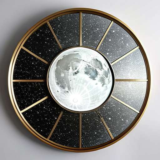 Dreamy Moon Mosaic Mirror - Midjourney Prompt for DIY Masterpiece - Socialdraft