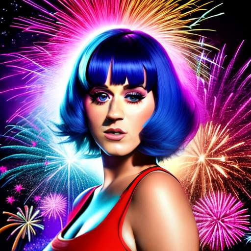 Katy Perry Pop Art Midjourney Prompt - Customizable Text-to-Image Creation