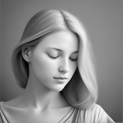 Blonde Beauty: Photo-Realistic Portrait Midjourney Prompt - Socialdraft