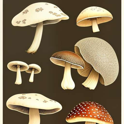 "Mushroom Magic" Gouache Illustration Midjourney Prompt for Unique Creations - Socialdraft