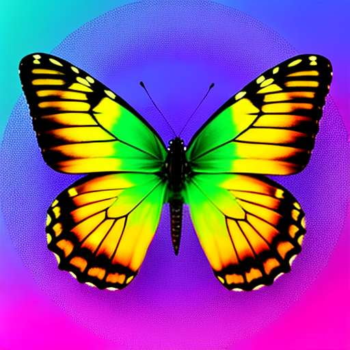 3D Dot Butterfly Midjourney Prompt - Beautiful Customizable Image Generation Tool - Socialdraft