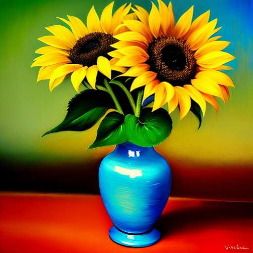 "Sunflower Still Life" Midjourney Prompt - Customizable Art Prompt for Image Generation - Socialdraft