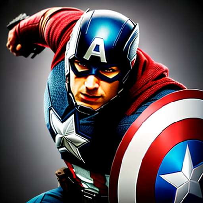 Captain America Shield Throw Midjourney Prompt - Socialdraft