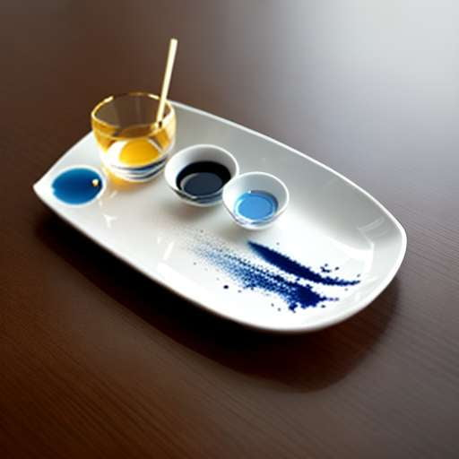 Sake Tasting Platter Image Prompt with Midjourney Technology - Socialdraft