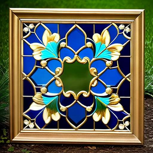 Butterfly Mosaic Mirror Midjourney Prompt - Create Your Own Custom Butterfly Mirror Art - Socialdraft