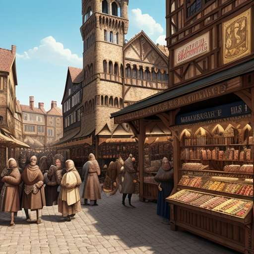 Medieval Shops Midjourney Illustrations for Unique Digital Creatives - Socialdraft