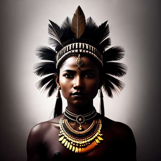Tribal Portrait Midjourney Prompt for Unique Custom Art Creation - Socialdraft
