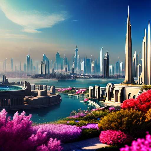 Atlantis Cityscape Midjourney Prompt - Customizable and Unique Image Generator - Socialdraft