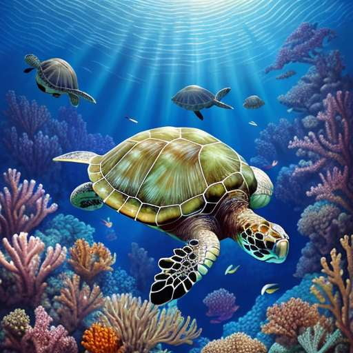 "Underwater Wonders: Realistic Animal Midjourney Prompts" - Socialdraft