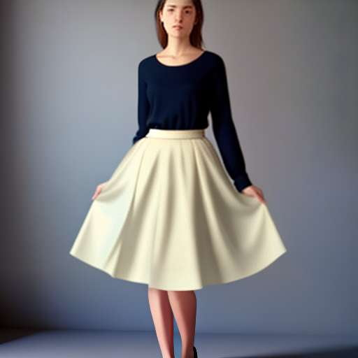 A-Line Knee-Length Skirt Midjourney Prompt: Design Your Own Flattering Skirt! - Socialdraft