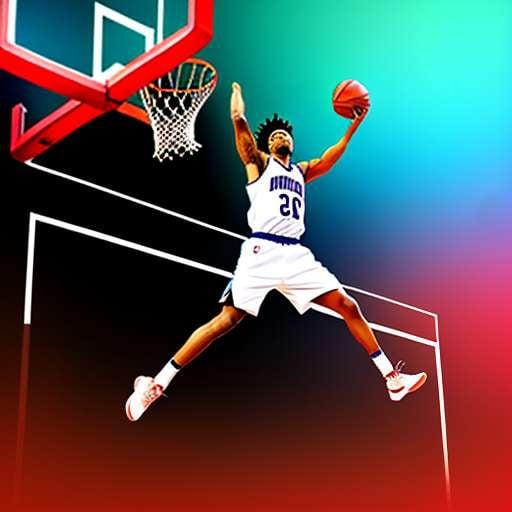 Midjourney Basketball Dunk: Customizable Image Prompt for Athletes and Fans - Socialdraft
