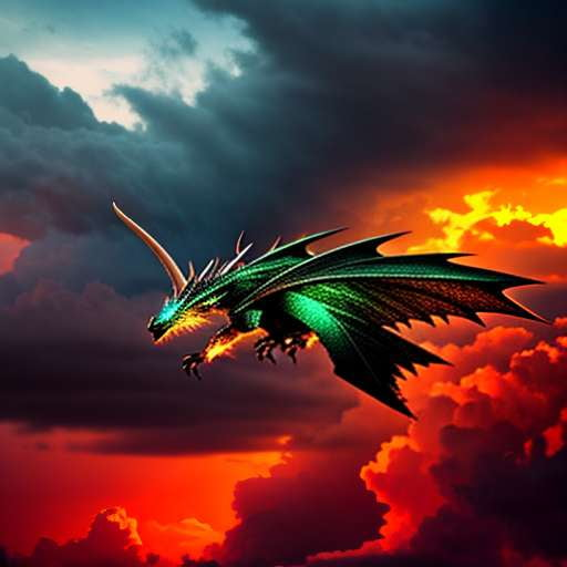 Dragon of the Storm Custom Midjourney Prompt for Unique Art Creation - Socialdraft