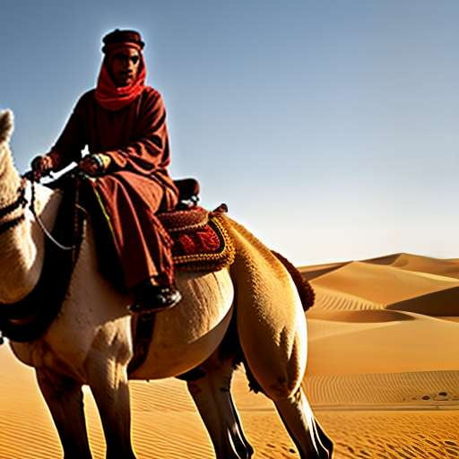 Arabian Desert Camel Ride Midjourney Prompt - Create Your Desert Adventure - Socialdraft