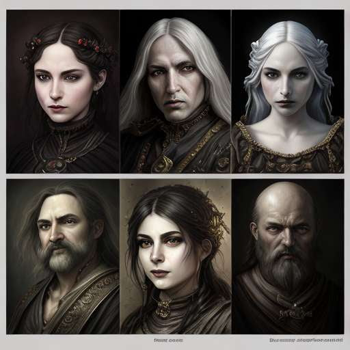 Midjourney Fantasy DND Character Portraits for Customization - Socialdraft