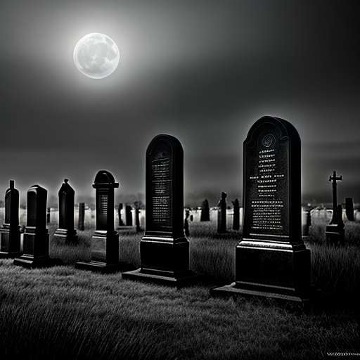 Undead Cemetery Midjourney Prompt: Create Your Own Spooky Scene - Socialdraft
