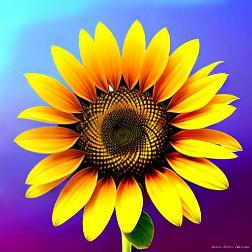 Blue Sky Sunflower Midjourney Prompt - Customizable Text-to-Image Creation - Socialdraft