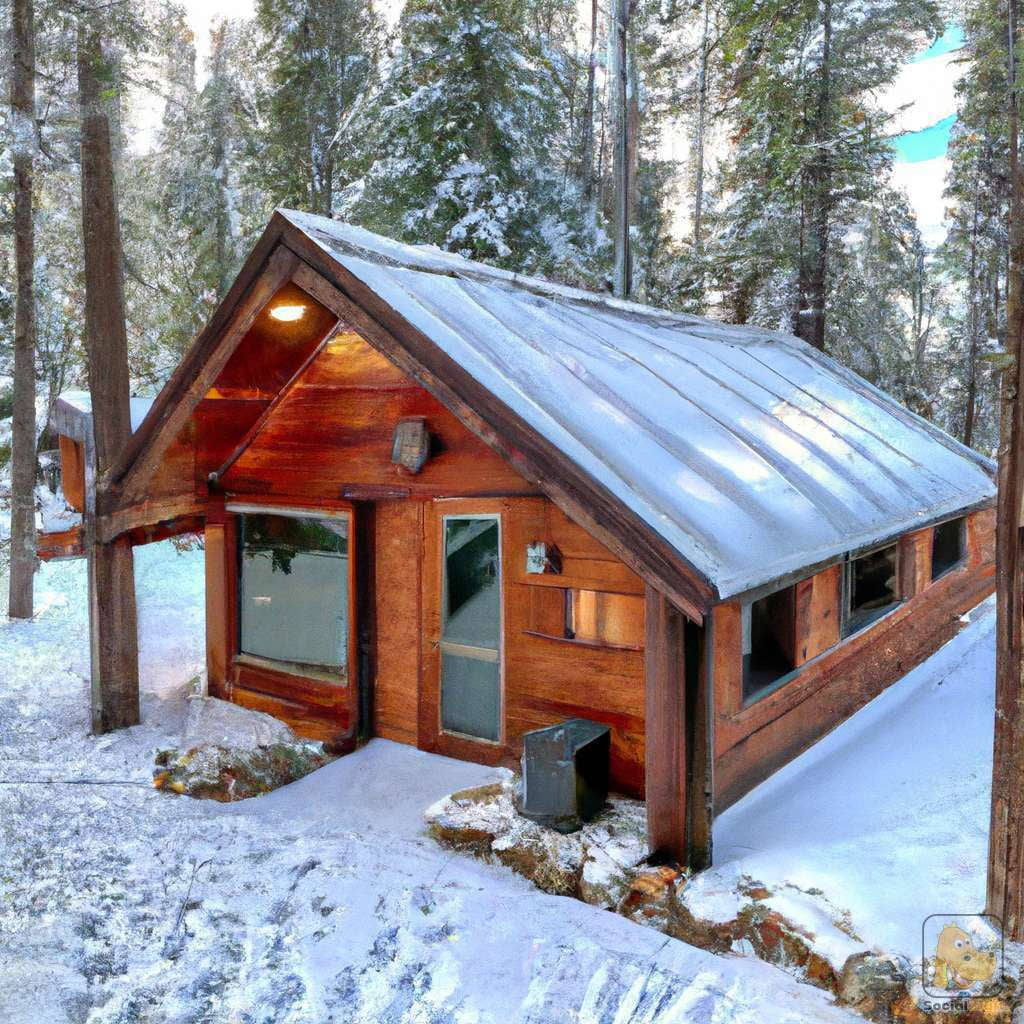 Beautiful Snowy Cabins - Socialdraft
