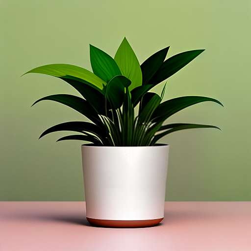 Zen Indoor Plant Display Midjourney Prompts - Mindful Image Generation - Socialdraft
