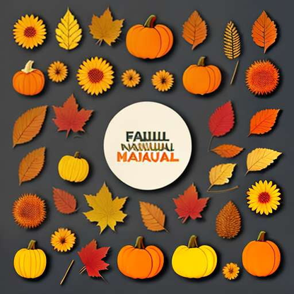 Fall Foliage Midjourney Sticker Pack: Create your own autumn-inspired designs! - Socialdraft
