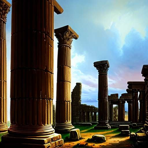 Ancient Ruins Text-to-Image Midjourney Prompt - Socialdraft